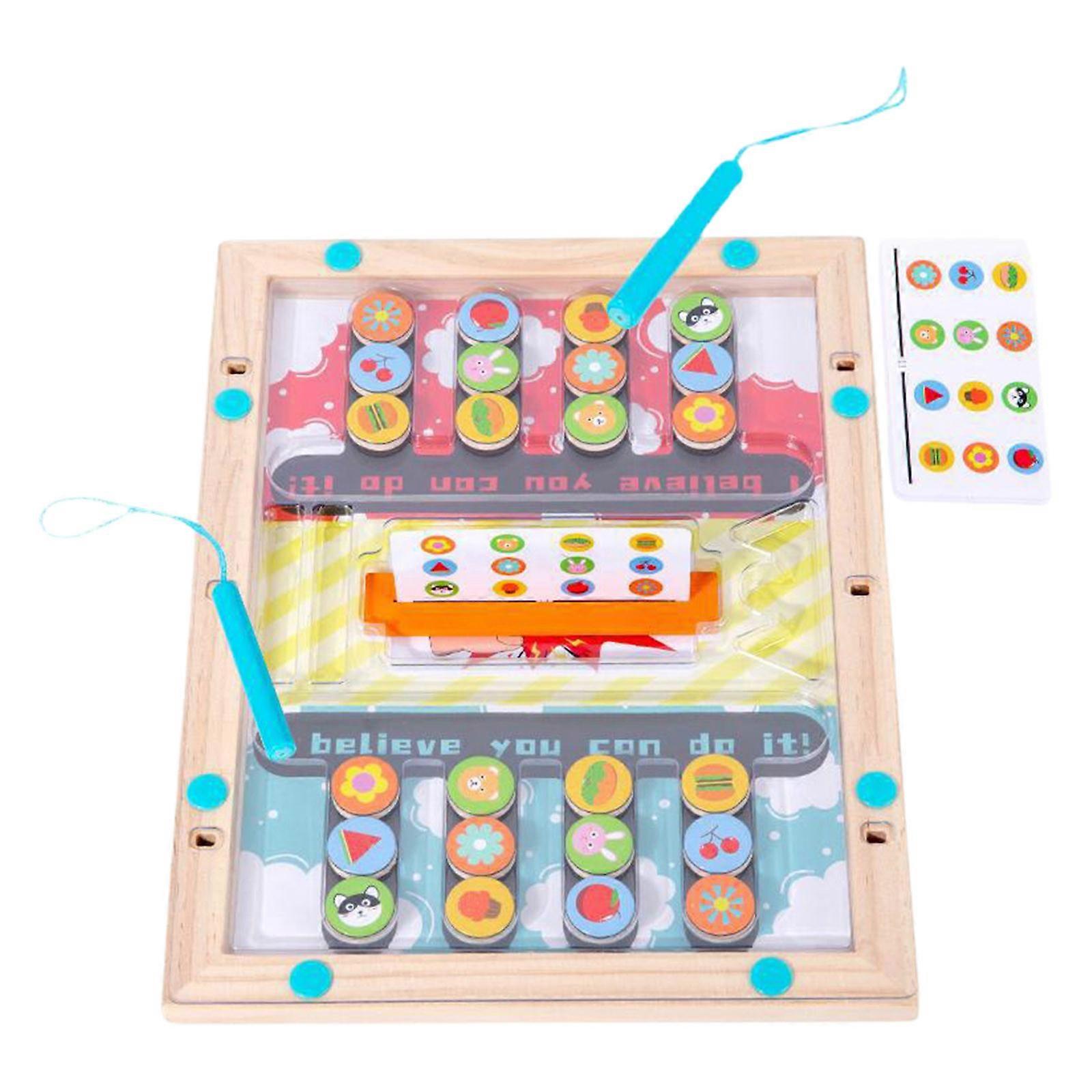multicolor magnetic tiles Children's Two-player Battles Chesse Game Holding Pen Training Logical Thinking Ability To Train Chesse