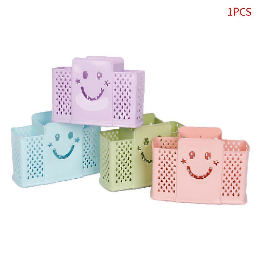 Kitchen Draining Rack Cage Cutlery Chopsticks Spoon Holder Storage Box Plastic