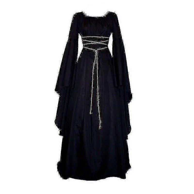 女性ハロウィーンルネッサンス中世マキシドレスゴシックコスプレコスチューム