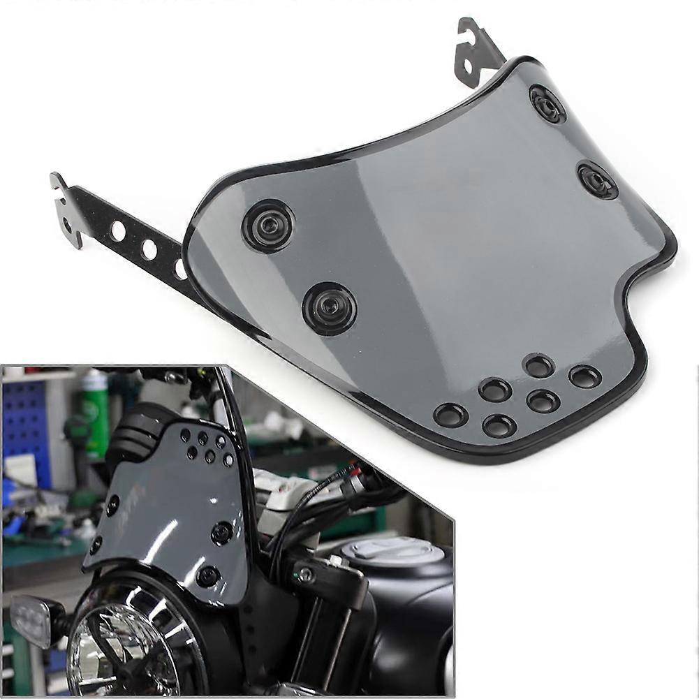 Motorbike Windshield Bracket Self Modification Retro Windscrren For Ducati Scrambler 2015 2016 2017 2018 2019 2020 2021