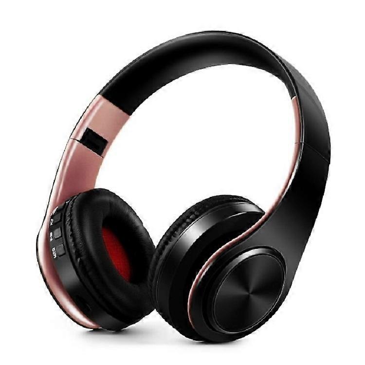 Bluetooth Headphone with Mic, Support SD Card & FM