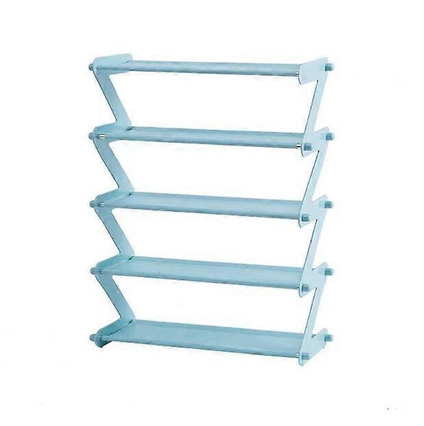 5 Tier Shoe Rack,Multi Tier Foldable  Shoe Organizer Rack Multifunctional Storage Free Standing Shoe Shelf