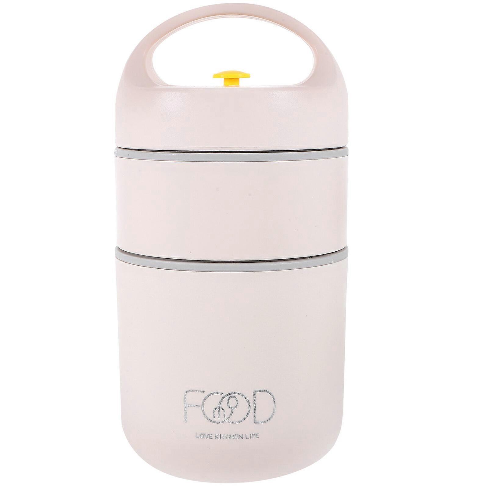 Thermal Lunch Box Stainless Steel Insulation Bento Box Double Layer Portable Bento Box