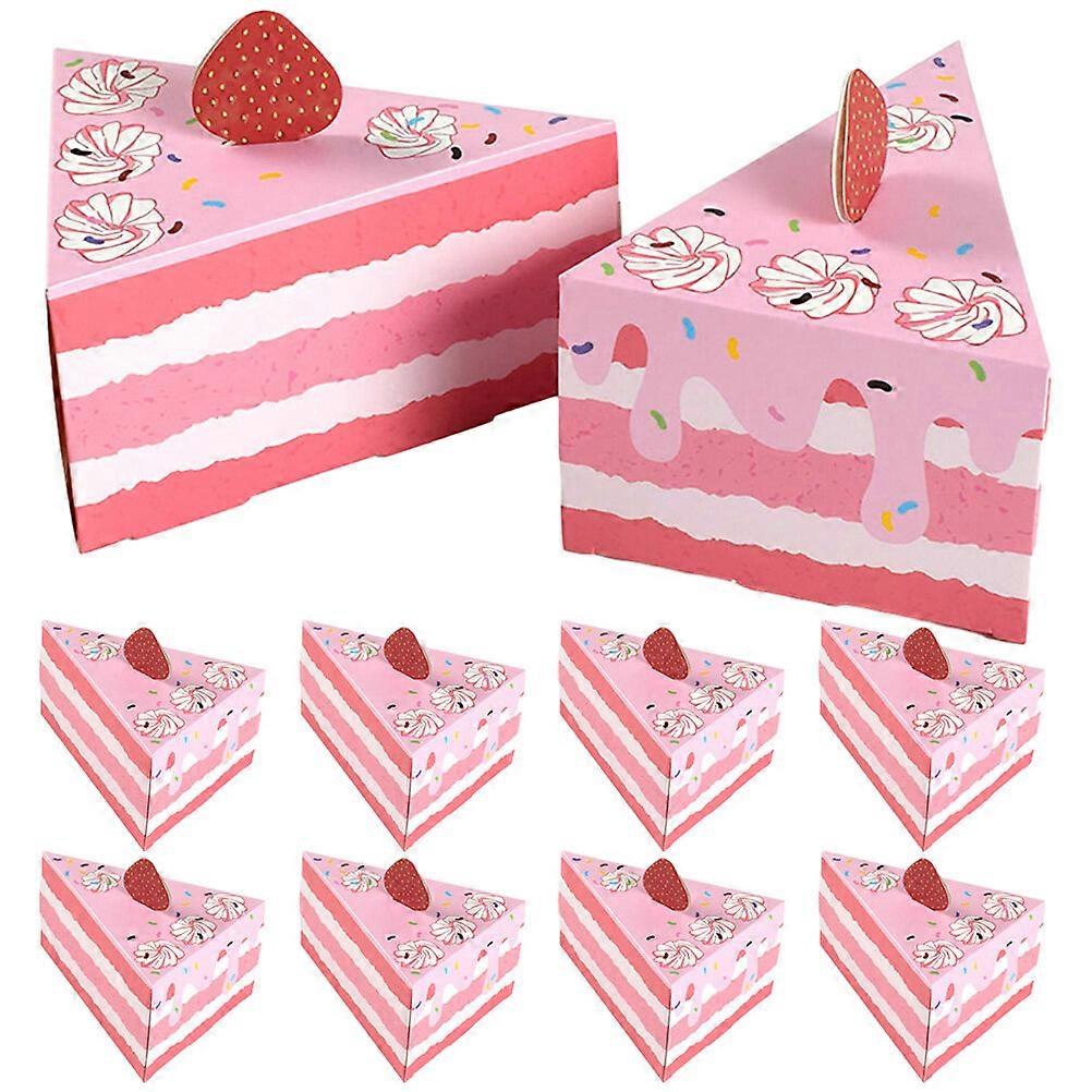 20Pcs Paper Candy Boxes Cake Modeling Gift Boxes Adorable Wrapping Boxes Pastry Cookie Biscuits Boxes