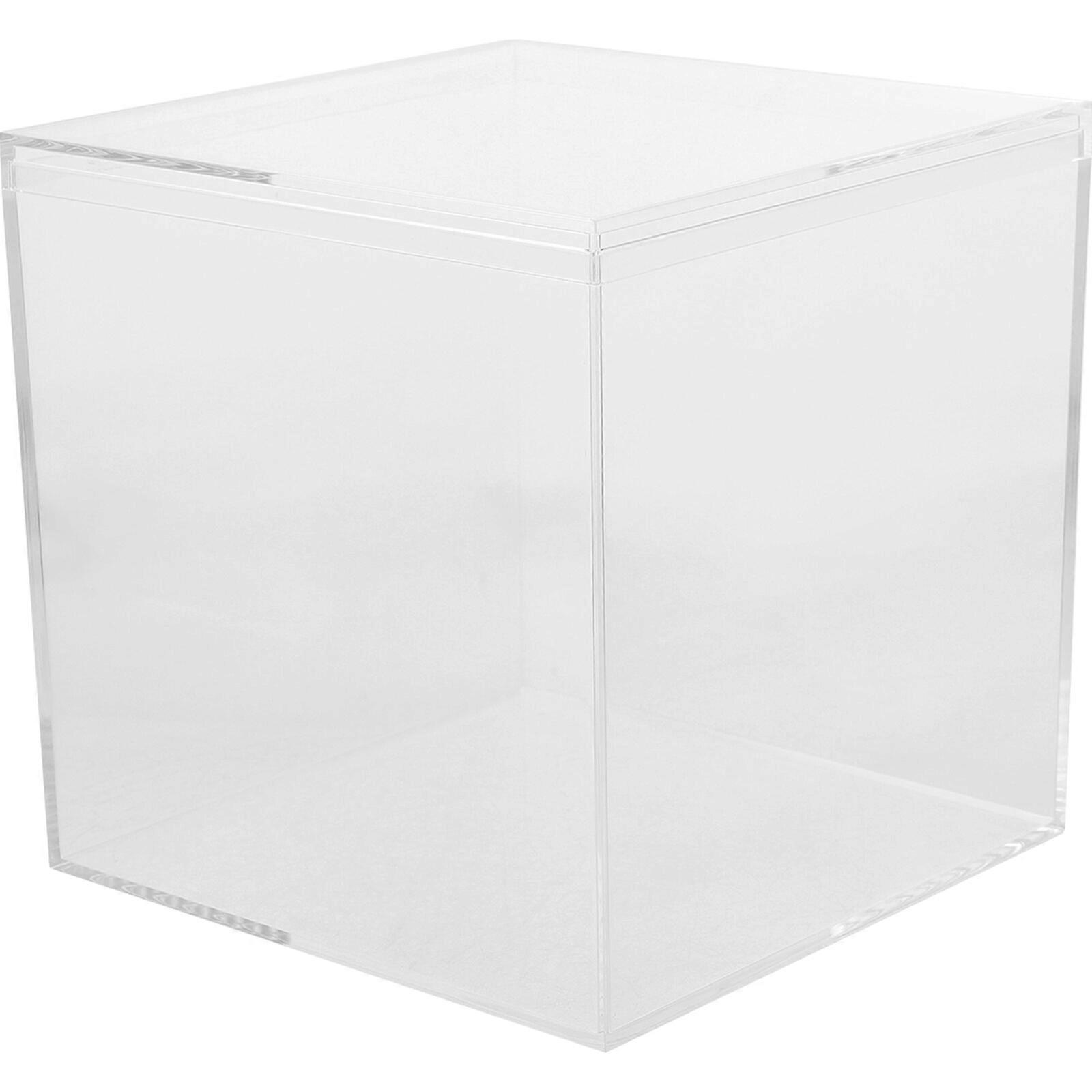 Small Jewelry Case Display Figurine Collection Case Plastic Storage Case Transparent Display Holder