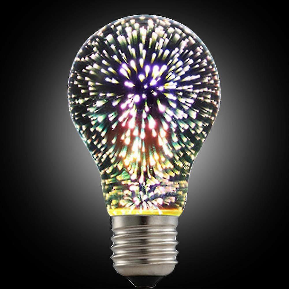 Exquisite Exquisite 3d Fireworks Bar Rfid Blocking Nightlight Durable Dining Room Vintage