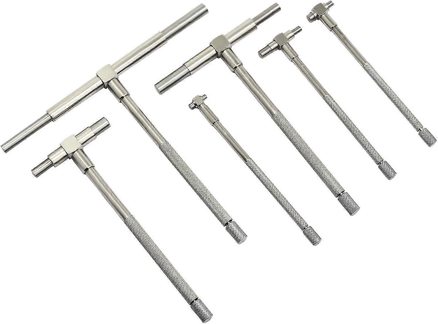 6pcs Precision Telescopic Gauge, 8-150mm Internal Micrometer Measuring Bore Kit