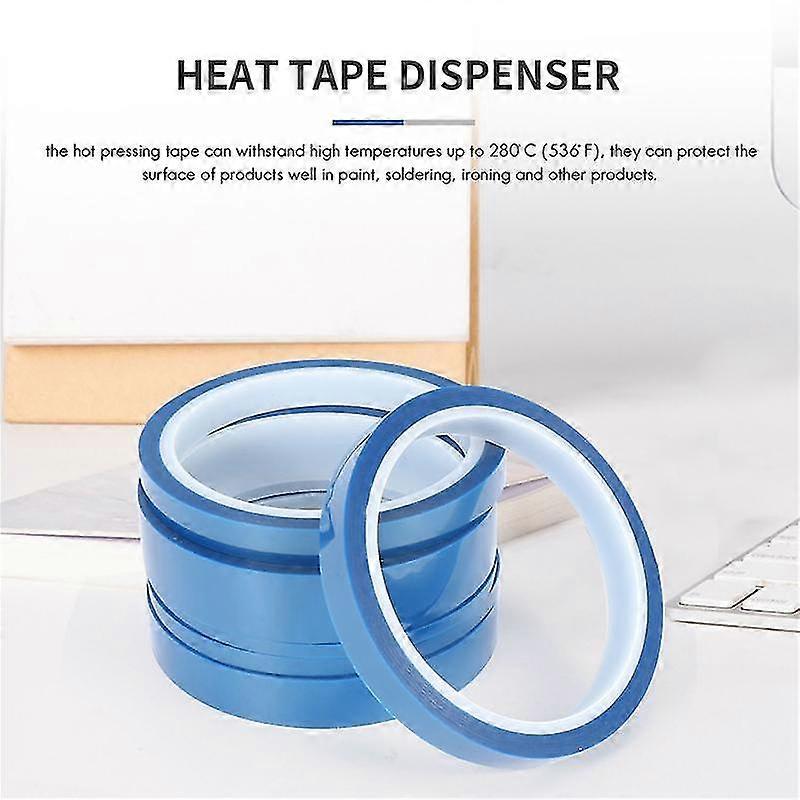 6 Of High Temperature Adhesive Tape,thermal Vinyl Pressing Tape,heat-resistant Sublimation,for Ther