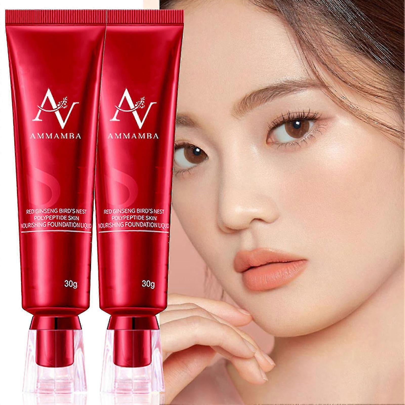 Naturally Blends Waterproof Foundation Long Lasting Concealer Cream Face Makeup