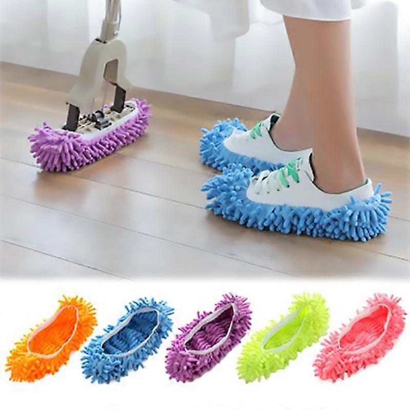 Multifuncțională podea praf de curățare papuci lavabile leneș Mopping Pantofi detașabil Home Podea de curățare Micro Fibra de curățare pantofi