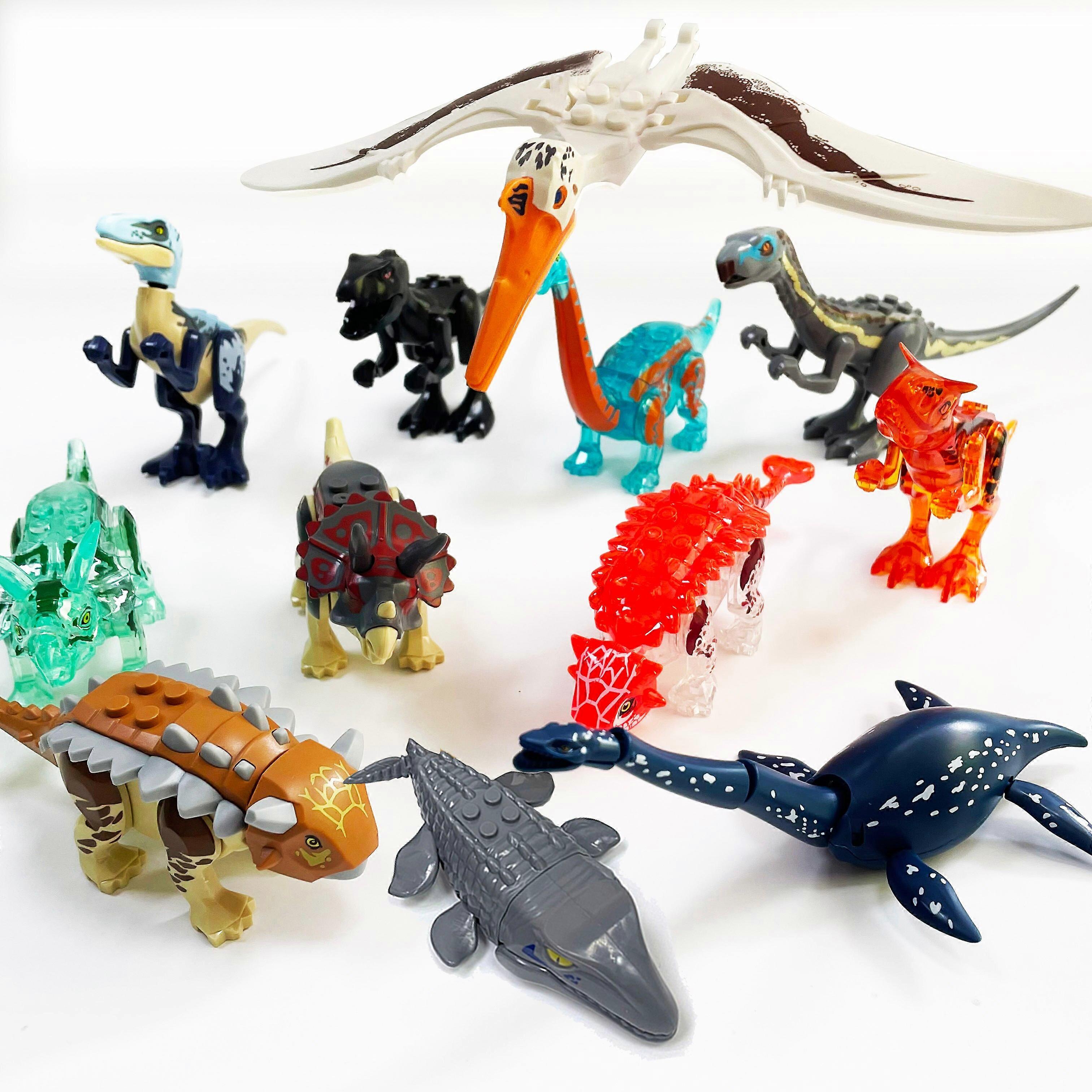 Jurassic Dinosaurs Building Blocks Indominus Rex DIY Tyrannosaurus Action FigureAssembled Block Toy Models Children Toys Gifts