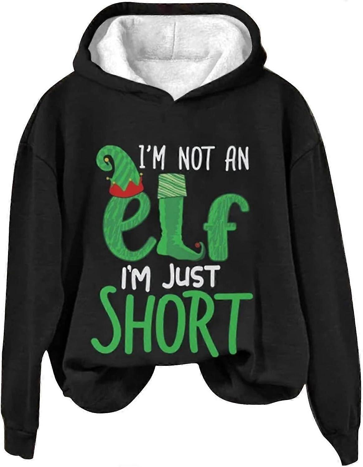 Ugly Christmas Hoodies For Women Fall Fashion 2023 Funny Xmas Graphic Print Shirts Crewneck Size Plus Tunic Blouse