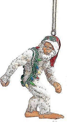 Bigfoot, The Christmas Yeti With Sabta's Hat Funny Christmas Tree Decoration-yvan