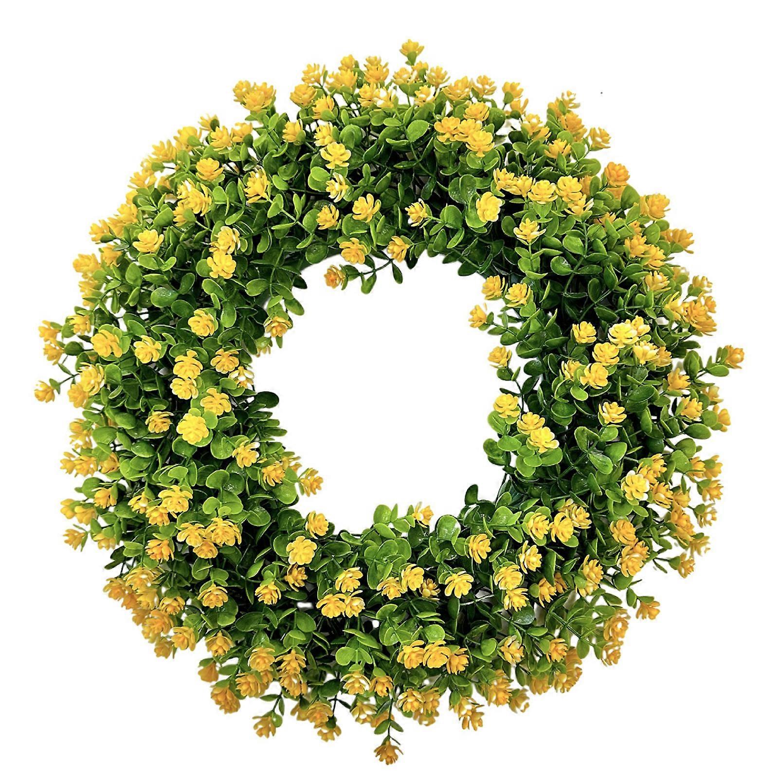 Vår Eukalyptus Dørkranser Gårdshus Fargerike hytter Kranser Vår Sommer Kranser For Inngangsdør