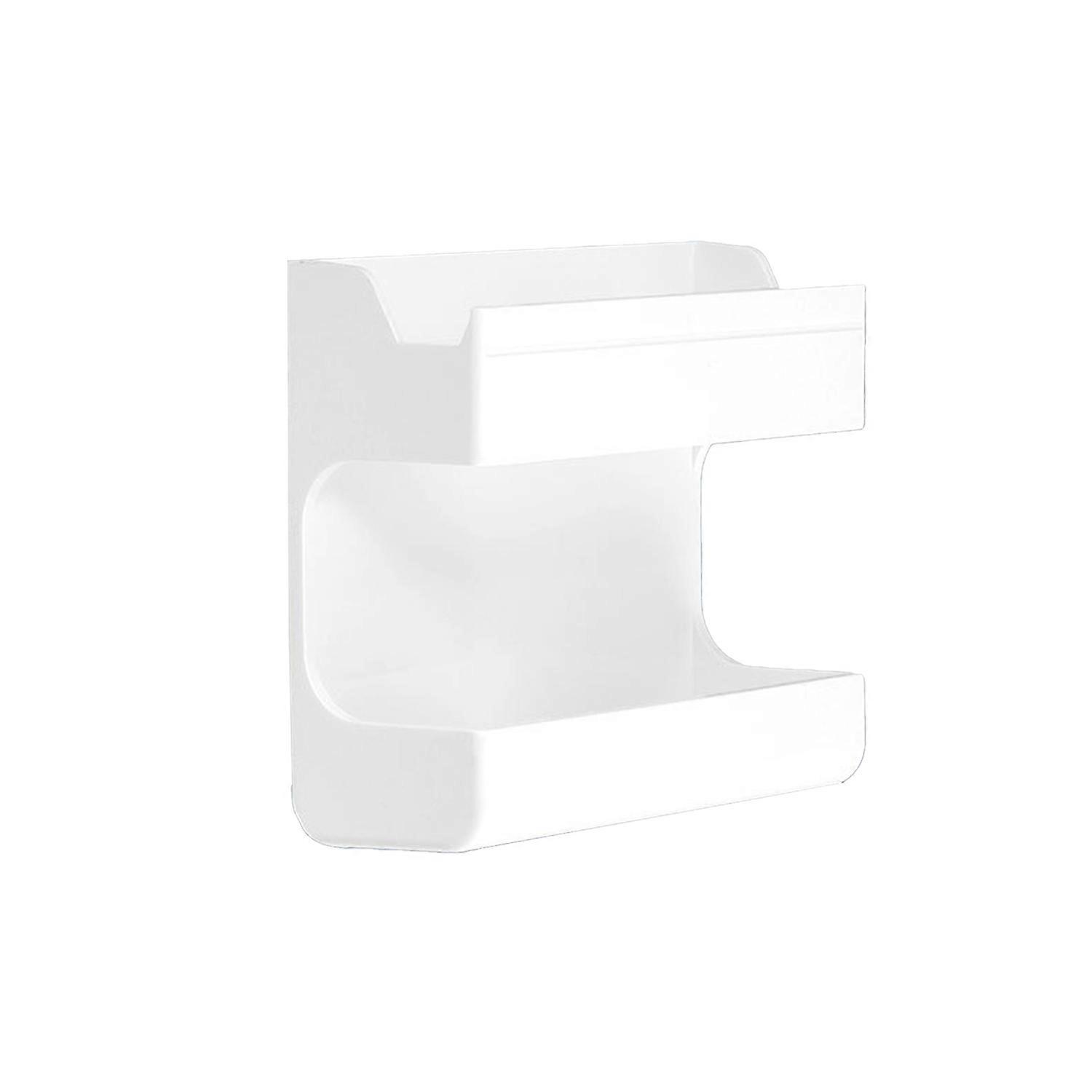 Remote Control Box Punch Free Easy to Install Data Cable Receiving Hole Wall Mounted Phone Holder