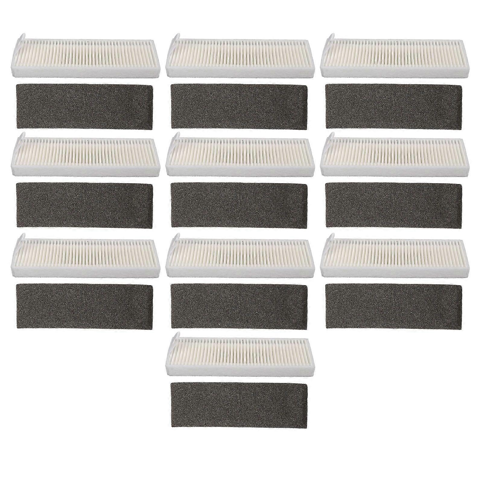 10PCS Robot Vacuum Cleaner Filter Parts High Efficiency Particulate Air Filter for Tikom G8000 G8000 Pro for Honiture G20 G20 Pro for Laresar Evol 3