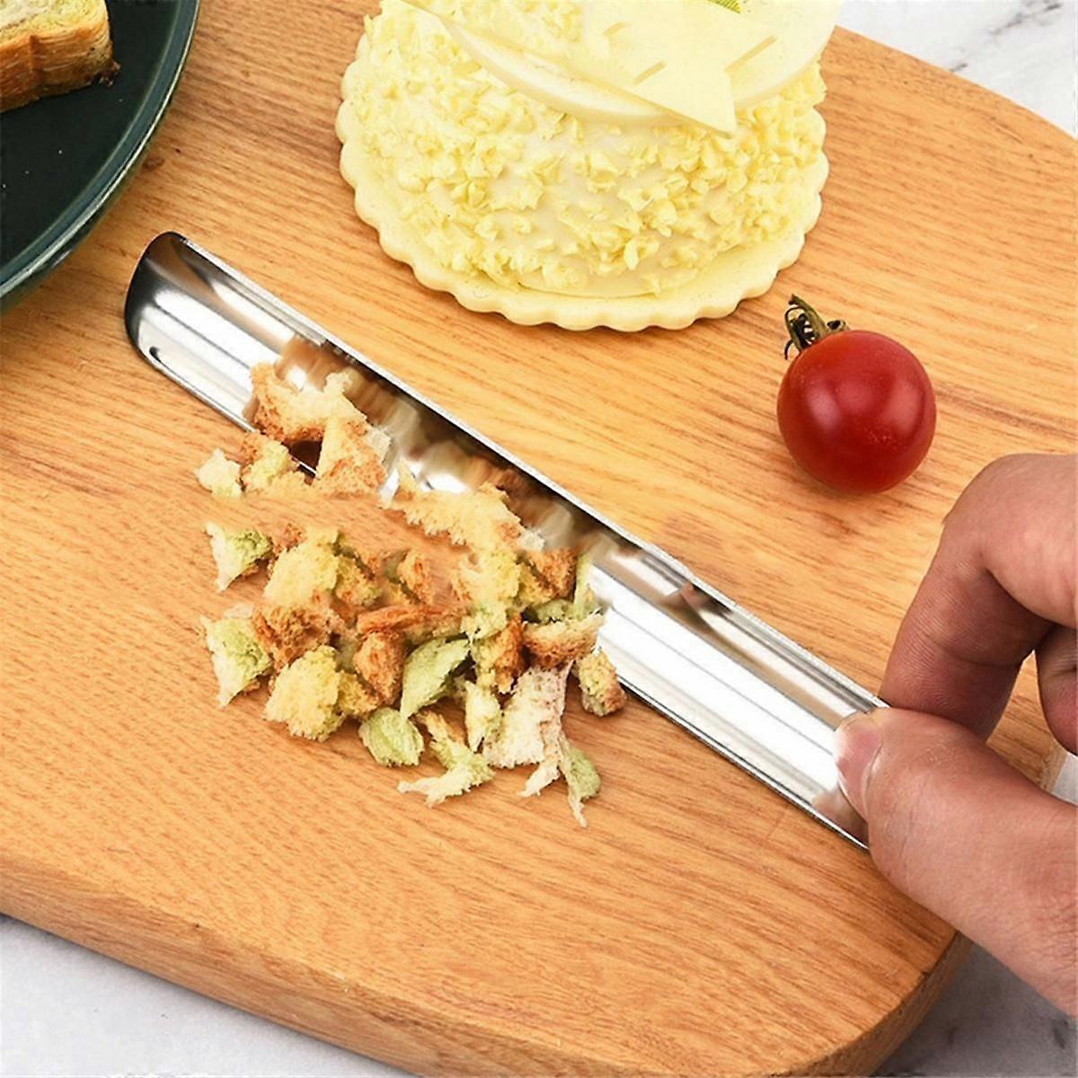 Stainless Steel Table Crumb Sweeper Restaurant Crumb Sweeper with Pocket Clip Table Crumb Cleaning