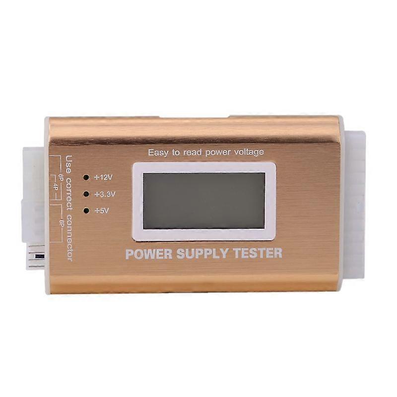 Digital LCD PC Power Supply Tester 20/24 Pin 4 PSU for ATX BTX ITX SATA HDD Wear and