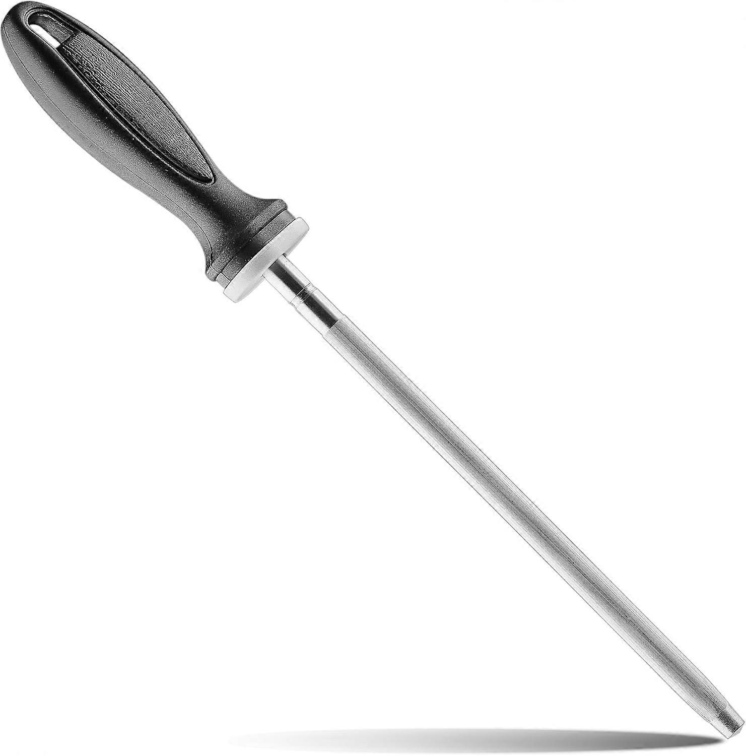 Knife Sharpener Rod with Ergonomic Handle, Professional Grade, Ideal for Chefs and Cooking Enthusiasts