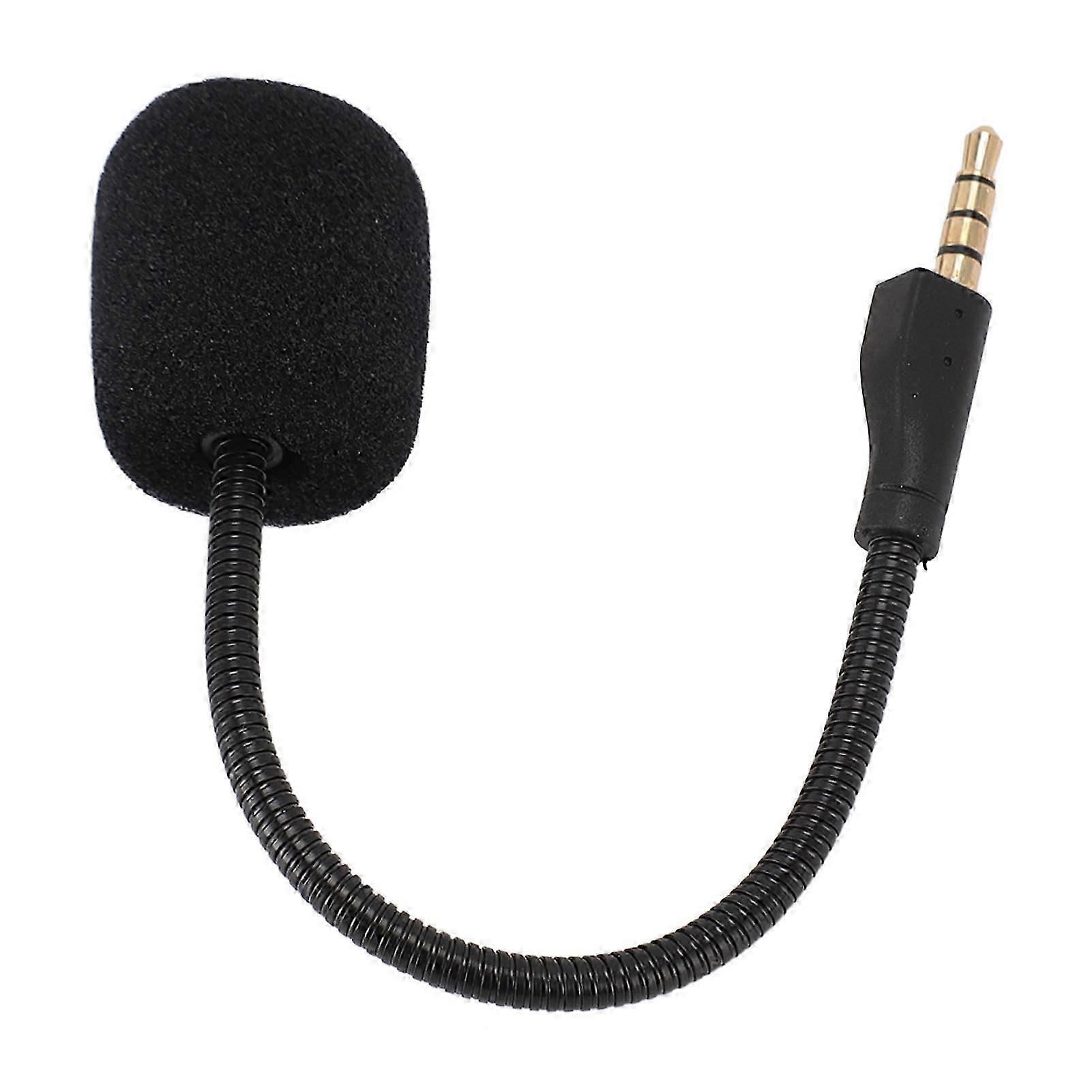 Replacement Game Mic Noise Reduction Detachable Game Boom Microphone with Foam for Steelseries Arctis