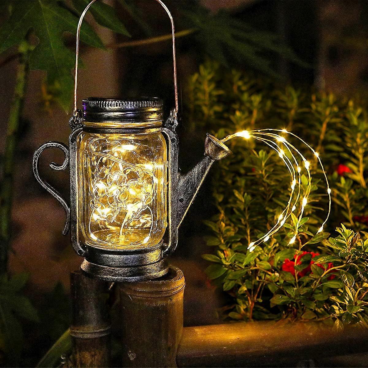 Mason Jar Solar Lantern, Hanging Lantern