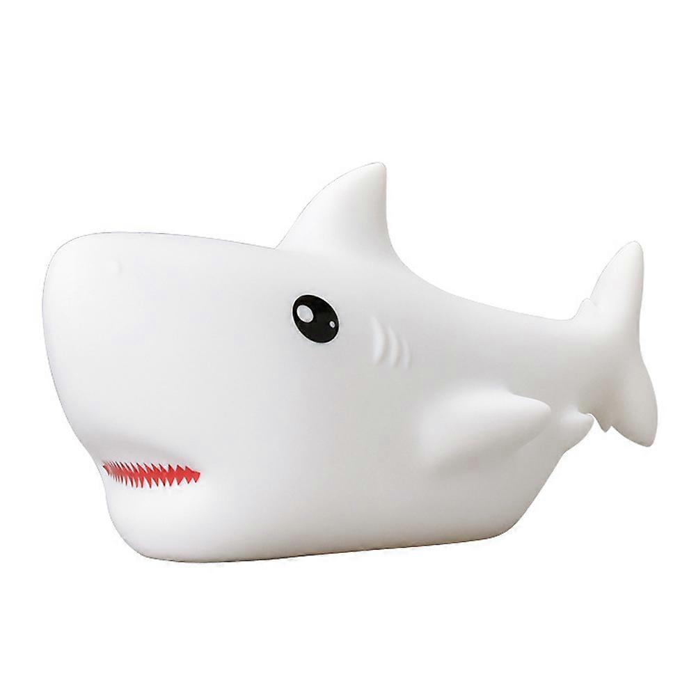 Creative whale bedroom children's color changing lamp