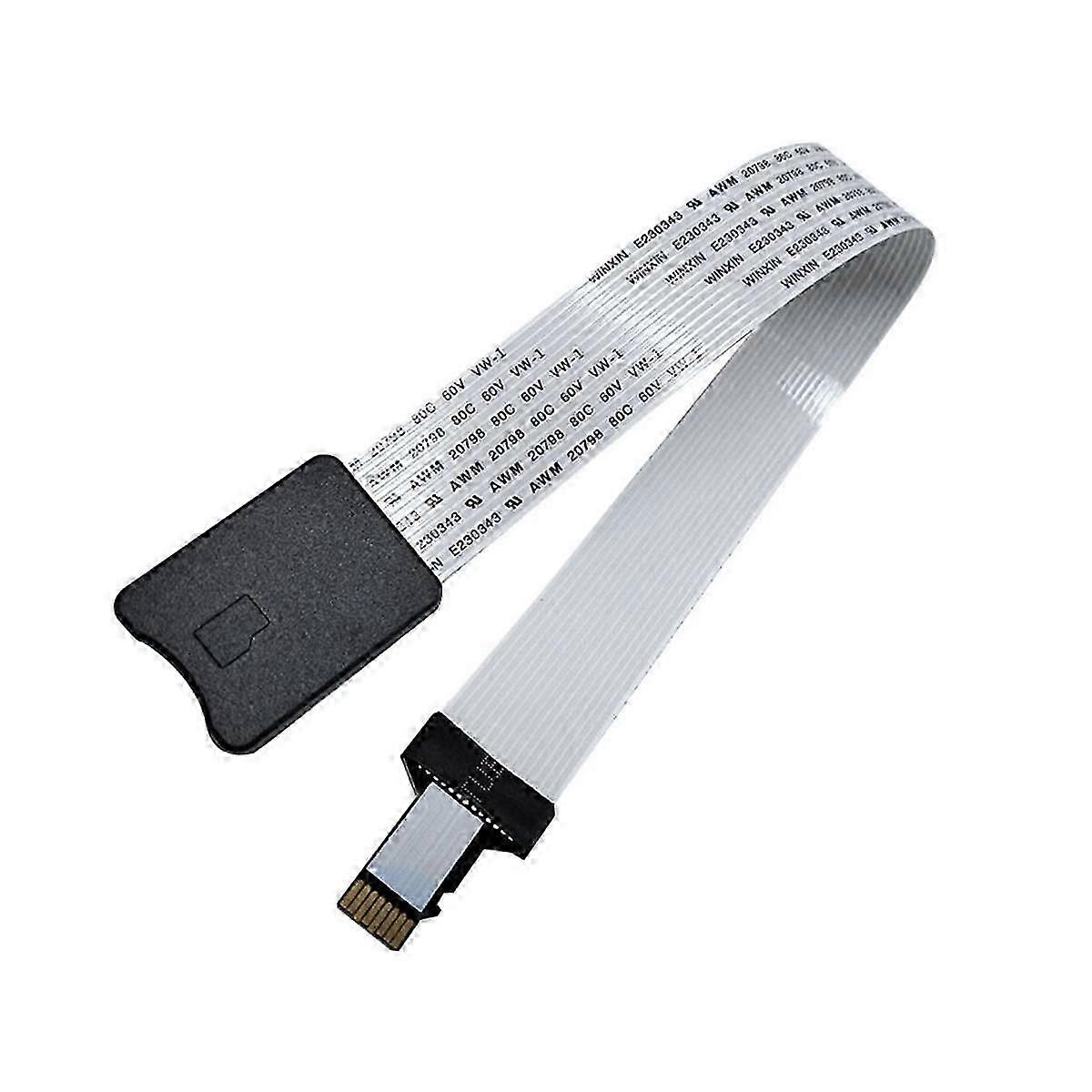 25CM -SD to -SD Card Extension Cable TF Memory Card Reader Extension Adapter Cable suitable for 3D Printer