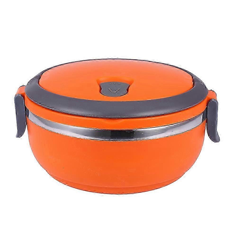 Style shaped single-layer non-magnetic bento box in orange