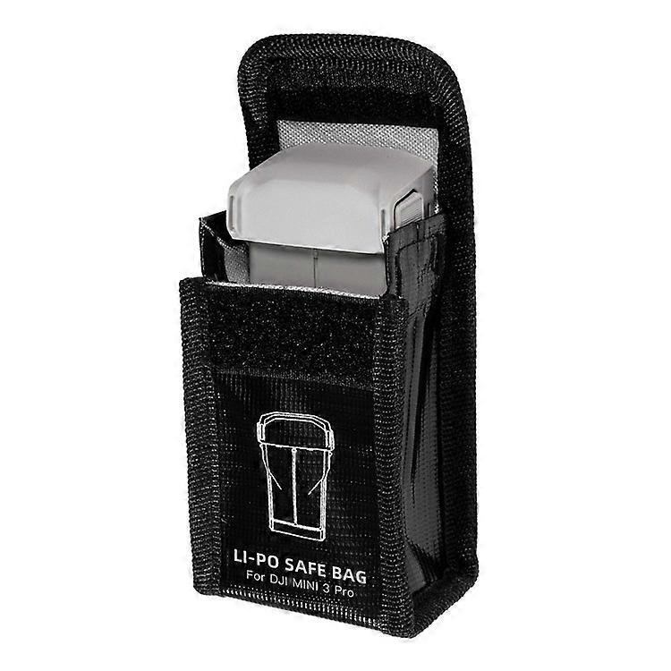 QISYKER Anti-explosion Protection Battery Storage Bag Compatible For DJI Mini 3 Pro (Suitable for 1Pc Battery)