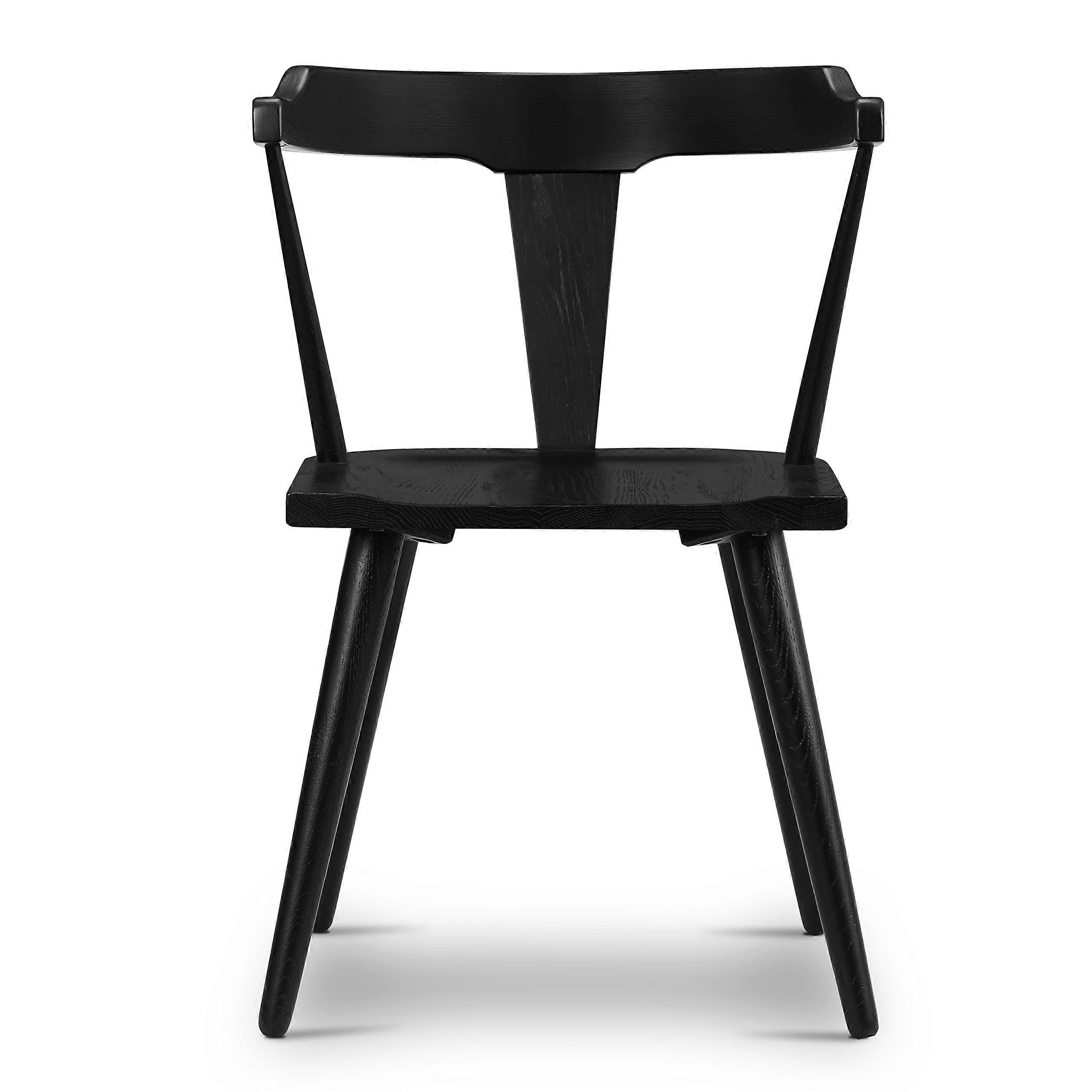 Oak Dining Chairs with Simple Leg Design for Elegance