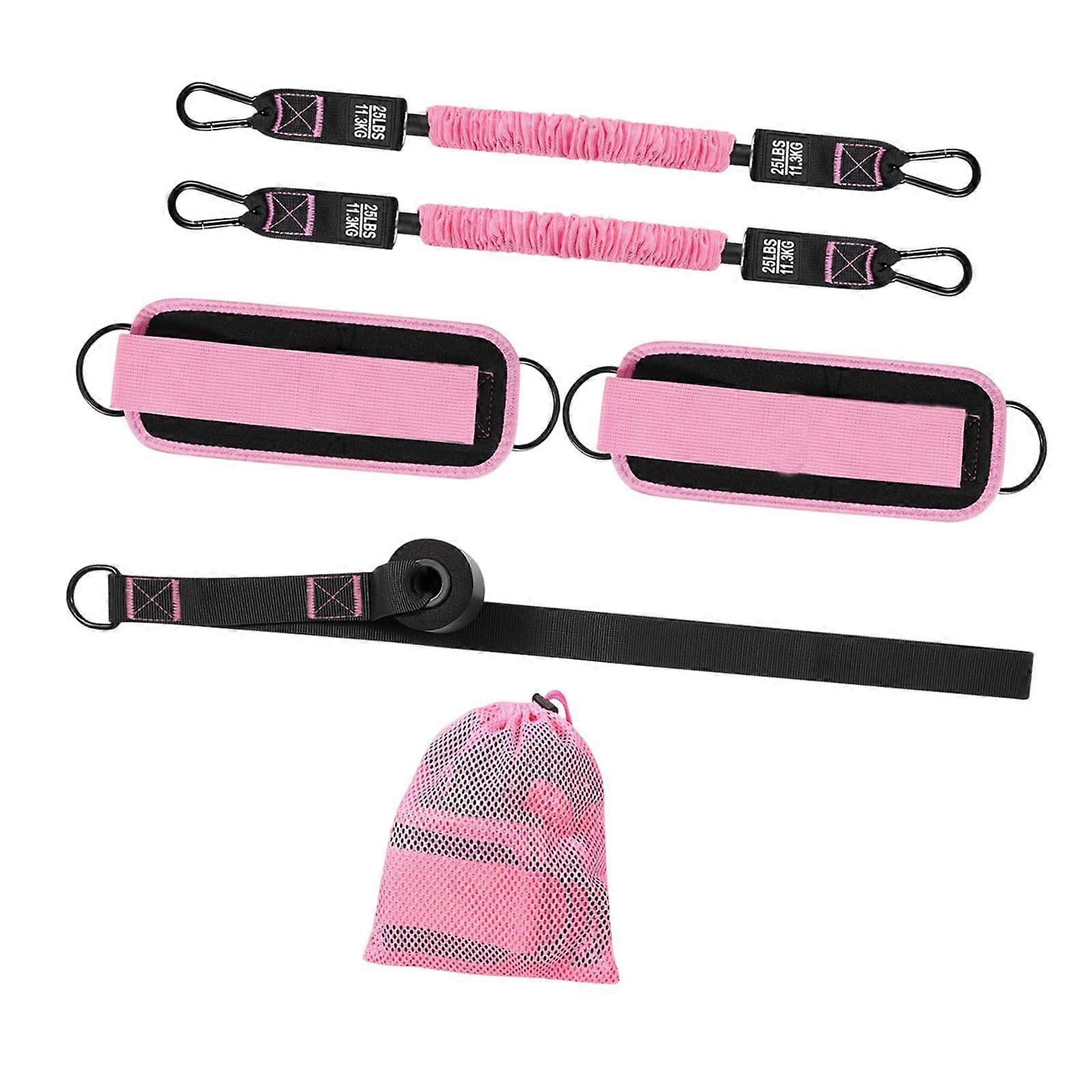 Ankle Resistance Bands with Cuffs for Home Gym Working Out Strength Training