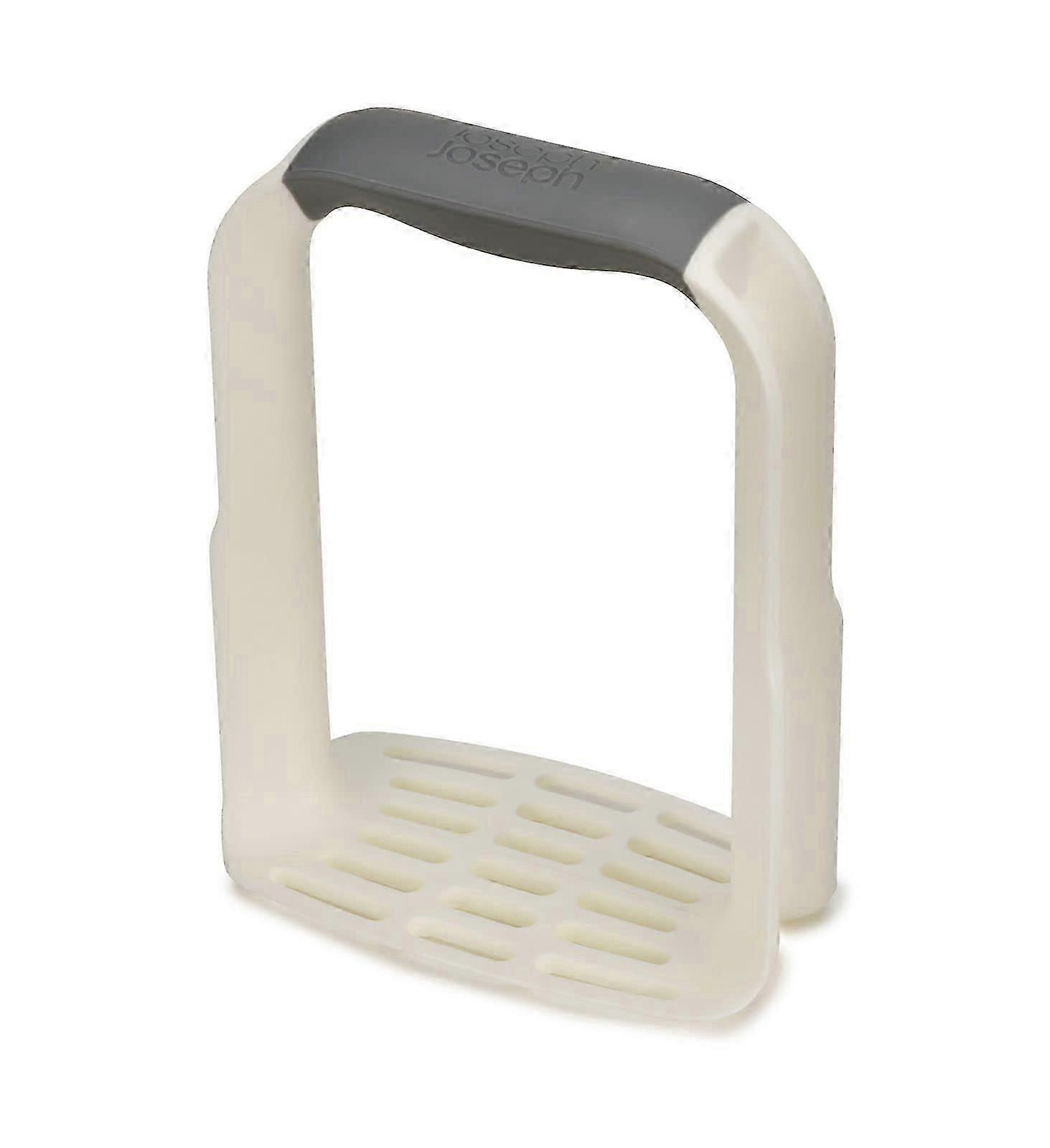 Easy-Mash Plastic Potato Masher with Non-Slip Grip, Pan-Scraping Edges