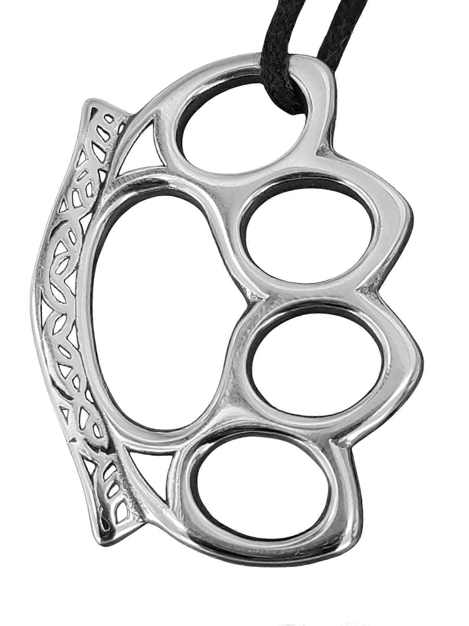 Pendant 202 Brass Knuckles - Stainless Steel