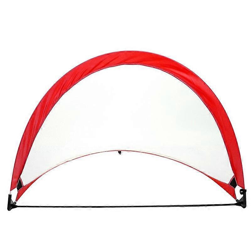 Backyard Training Portable Soccer Goal - Red Mini Net for Kids
