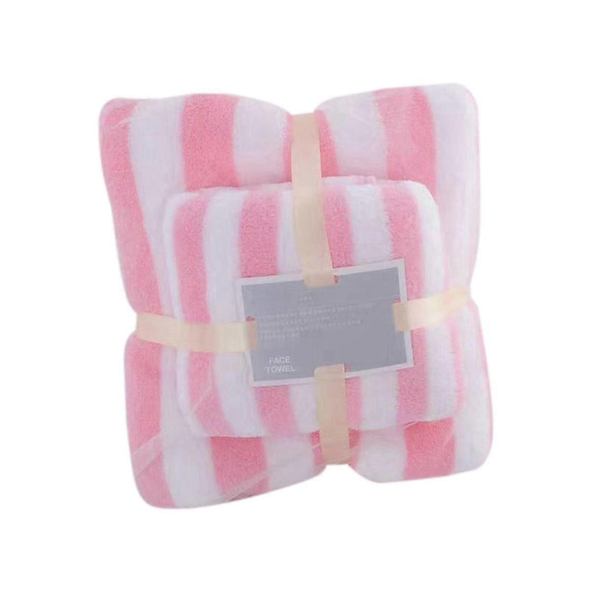 مجموعة مناشف الحمام مناشف حمام سريعة الجفاف ، مناشف حمام ناعمة ماصة للمرجان المخملية للبالغين الوجه C