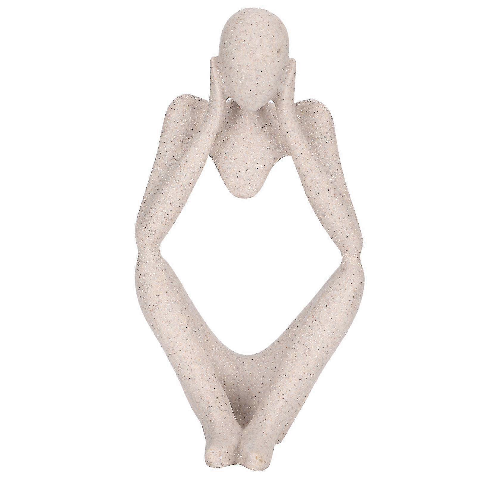 الراتنج المفكر النحت مجردة تمثال تحصيلي تمثال الحجر الرملي ديكور مكتب المنزل