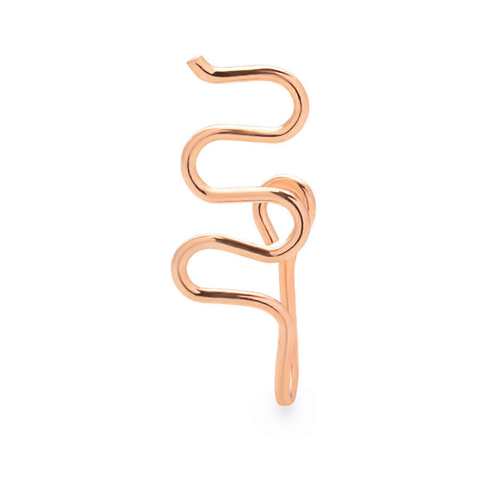 U-Shaped Nose Retainer Nose Ring Nose Hoop Ring Multi-Style Fake Nose Ring Copper African Nose Cuff Non Piercing Jewelry
