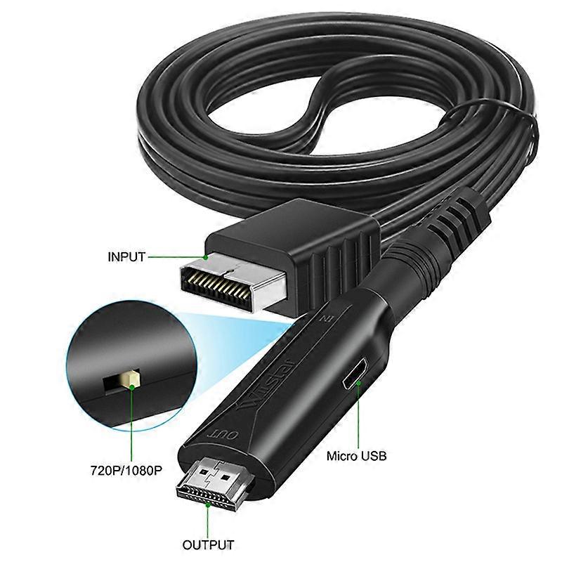 for PS1 PS2 to -Compatible Game Console Connection TV HD
