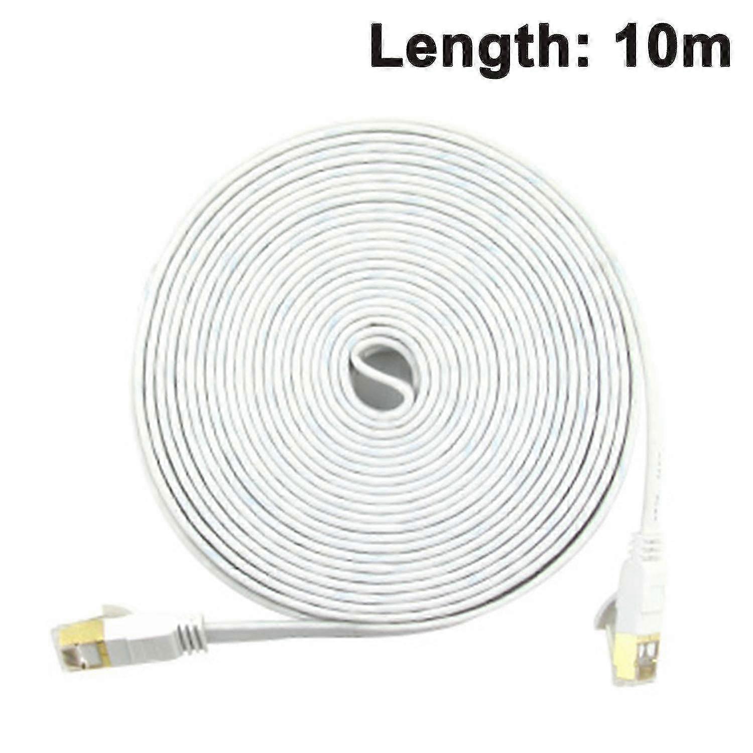 Cat7 Shielded Flat Ethernet Cable RJ45