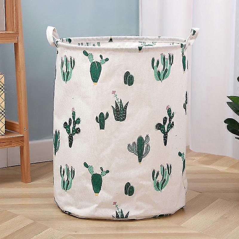 Canvas Collapsible Laundry Basket Storage Bin Nursery