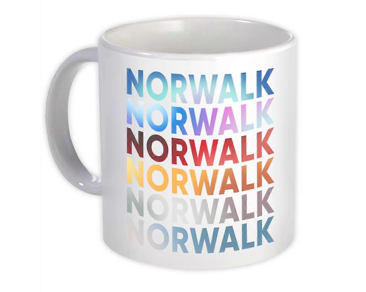 Gift Mug: Norwalk  Connecticut Gradient