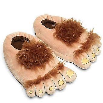 Big Hairy Unisex Savage Monster Plush Home Slippers Indoor Shoes