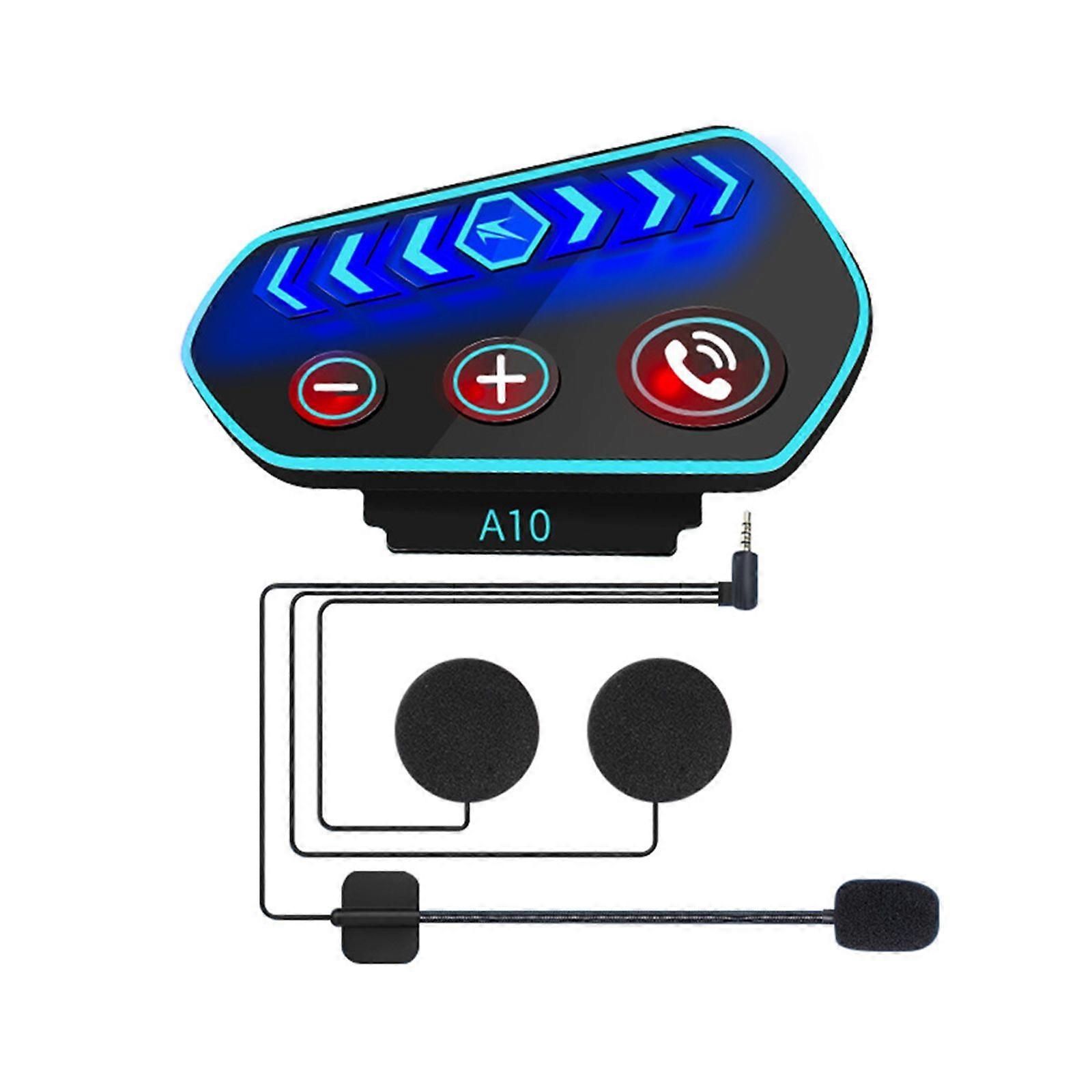 Motorcycle Wireless Bluetooth-compatible Headphones Hands-free Call Intercom