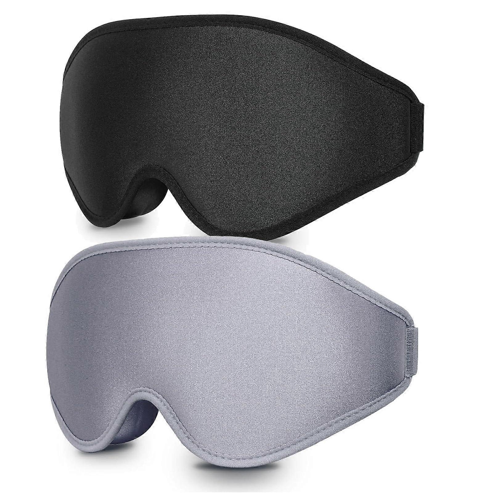 2 Pack Contoured Eye Mask for Sleeping Side Sleeper