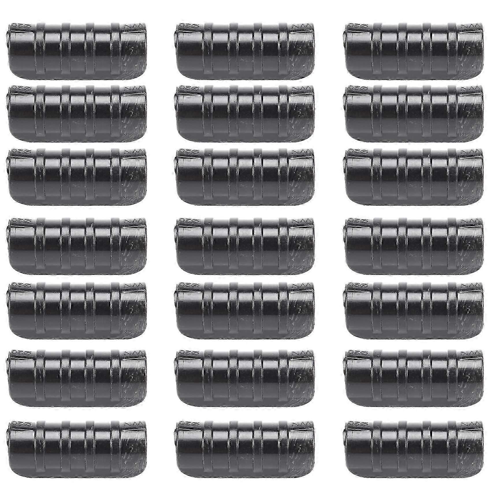 50PCS الأسود الدفيئة البلاستيكية فيلم أنبوب أنبوب وفيلم كليب المشبك موصل كيت حديقة أداة 20MM