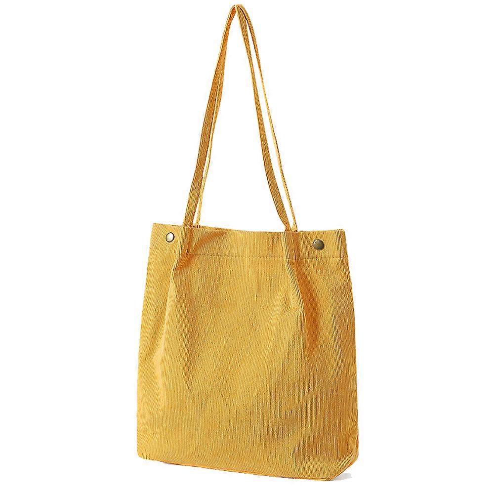 Corduroy duffel bag, versatile shoulder bag