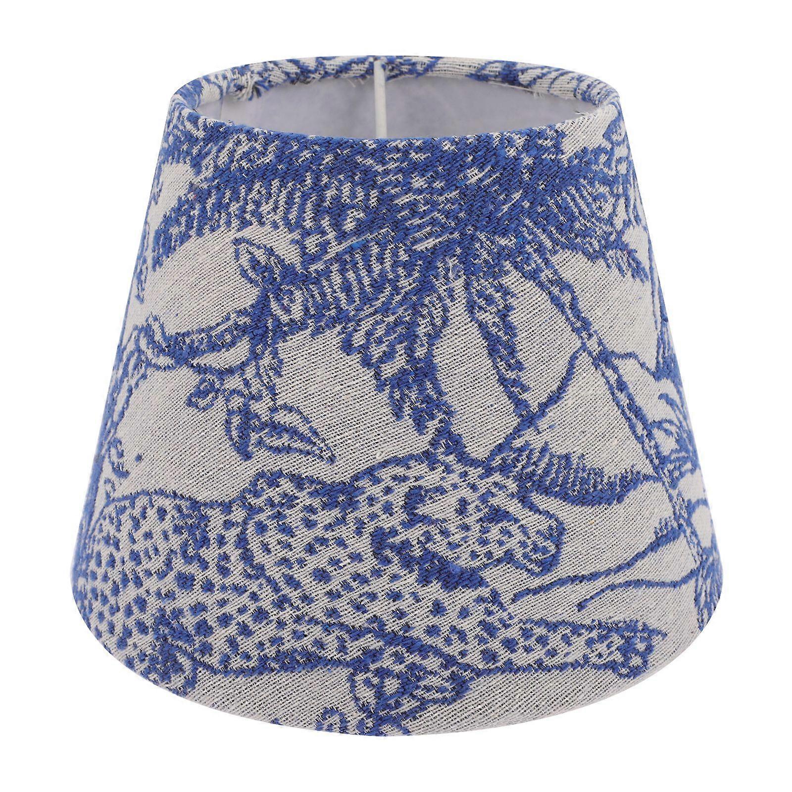 רקמה בד אהיל מנורה כיסוי שולחן מנורה על השולחן צל כיסוי אור טרופי