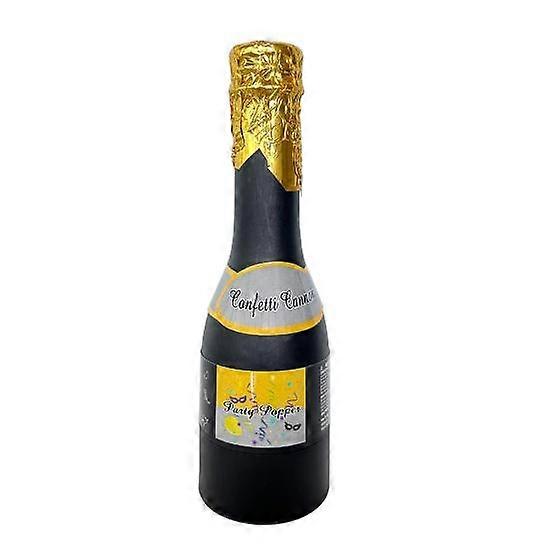 Useful Realistic Looking Attractive Confetti Popper Creative Champagne Bottle-Shaped Sprinkler Birthday Gift