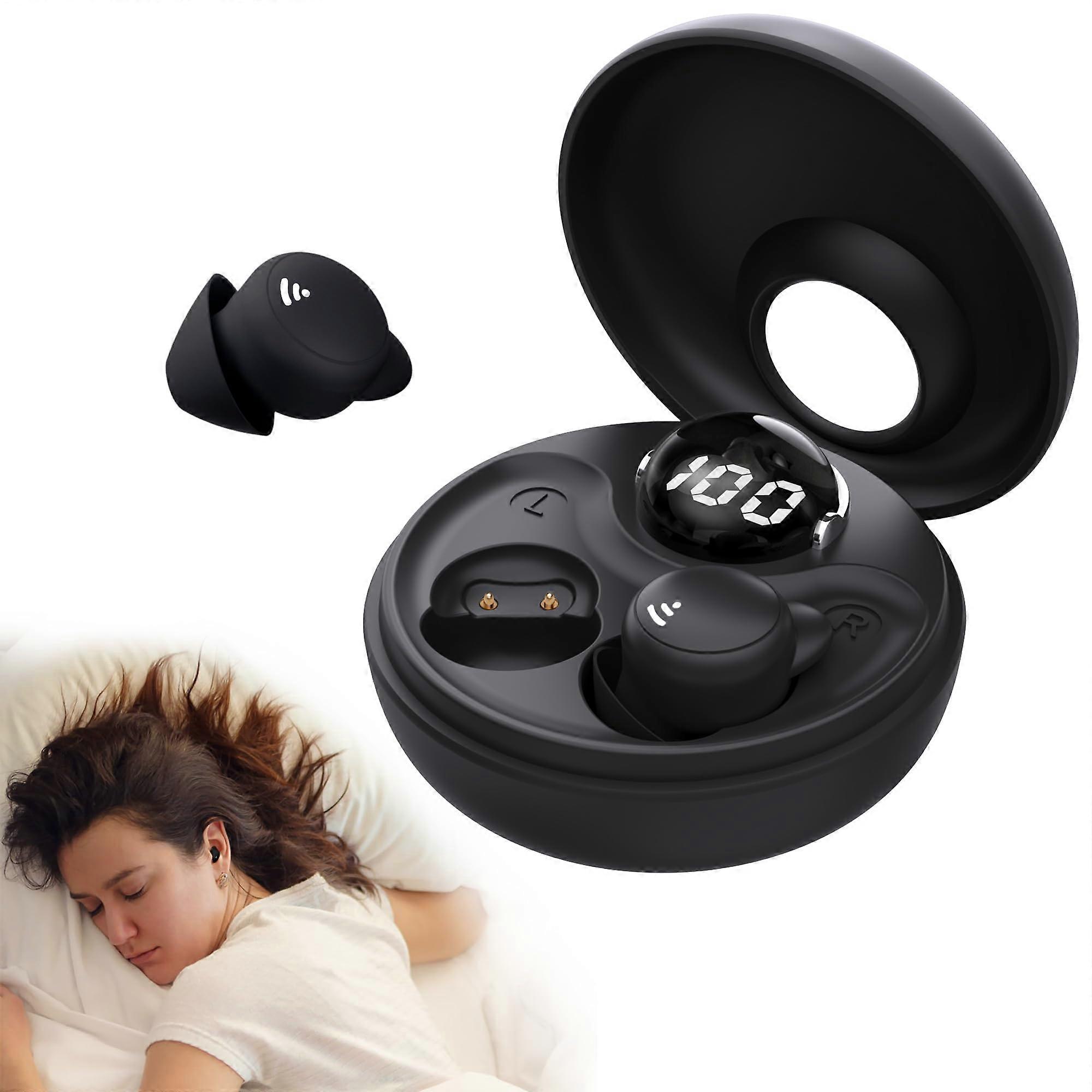 Sleep Earbuds for Side Sleepers, Mini Invisible Wireless Bluetooth 5.3 Micro Headphones, Soft Comfortable Design, Noise Cancelling