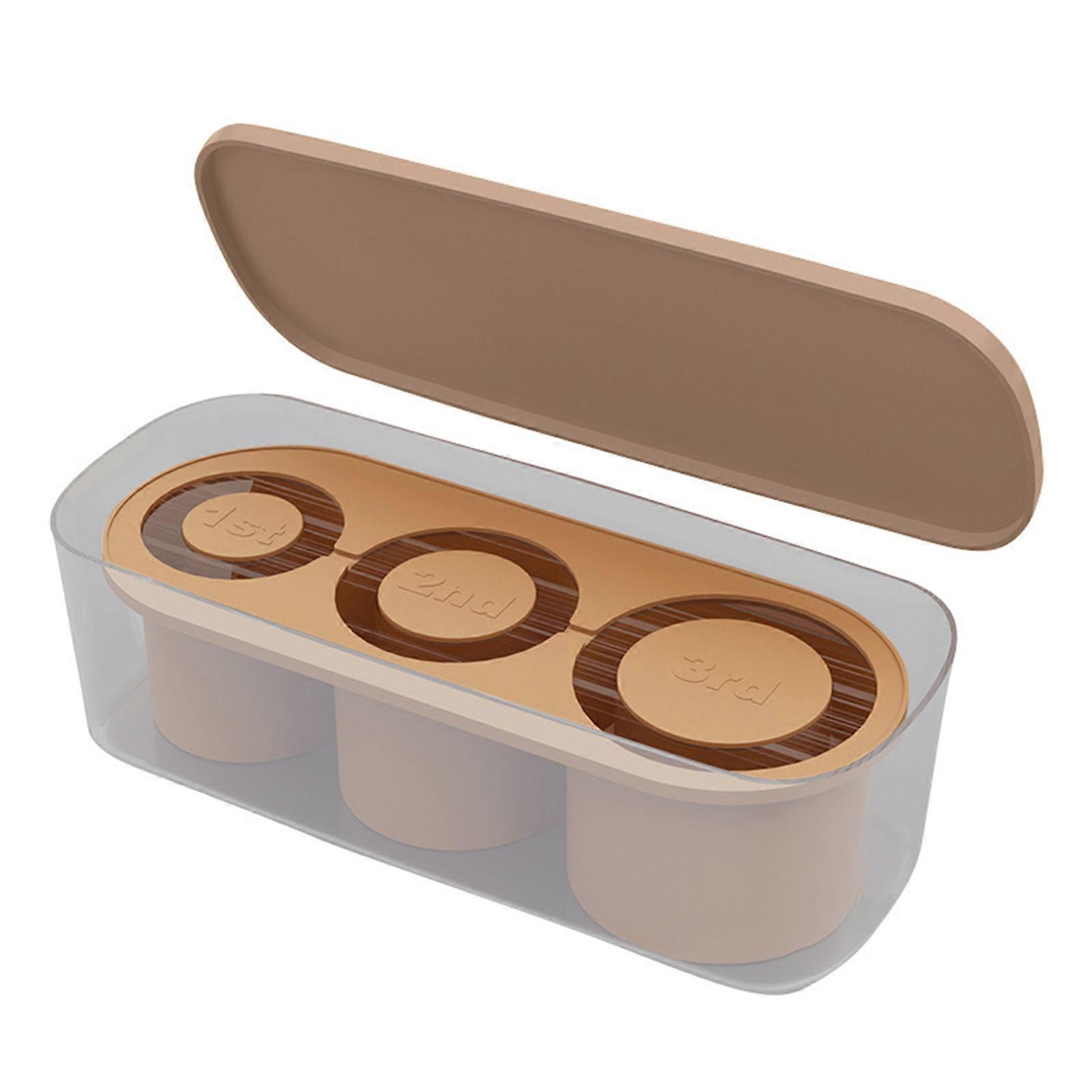 Silicone Ice Maker With Lid with Removable Lids ing Mould for Making Iced Coffee Beverages